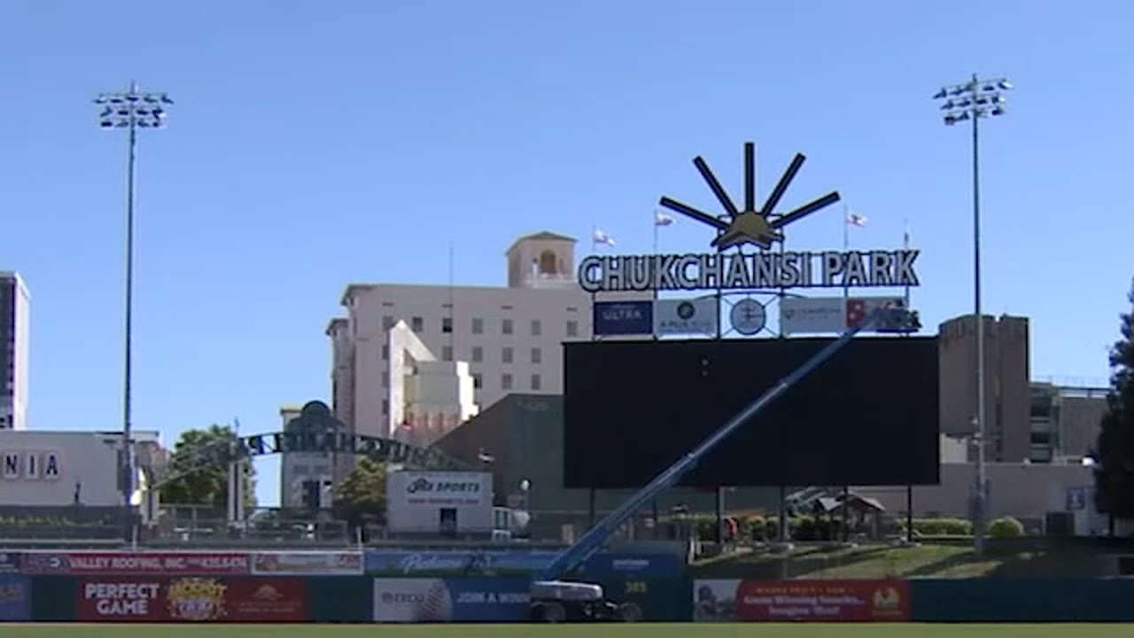 Fresno Grizzlies mascot Parker can - ABC30 Action News