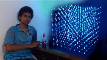 The Build of an 8x8x8 "LED CUBE" by Noel Mascarenhas