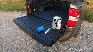 Herculiner Ford Maverick truck bed liner diy  update  part 2