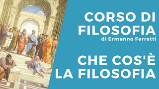 Che cos'è la filosofia