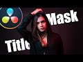 マスクを使ったテキストアニメーション!マスキングエフェクト!【DaVinci Resolve】