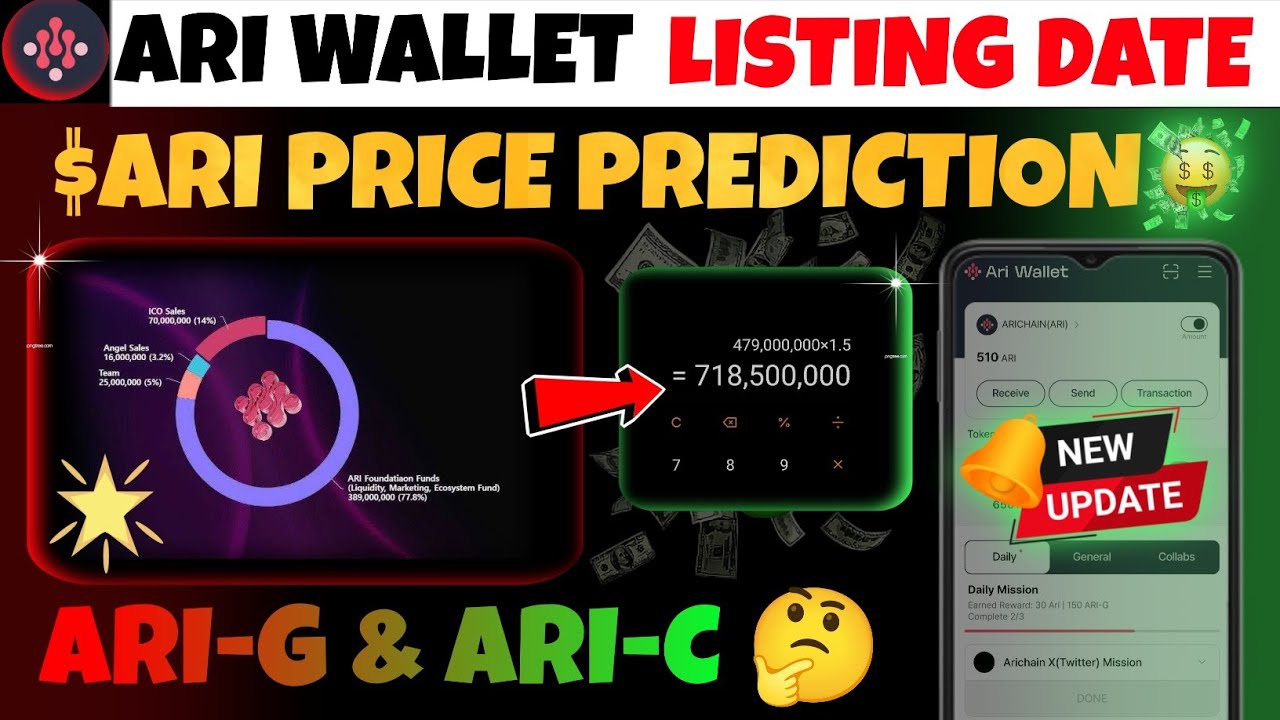 Ari Wallet Airdrop IMPORTANT Updates 😱 | Ari Wallet listing date ...