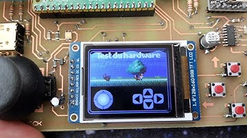 Retrogaming console with raspberry Pico and Circuitpython - 3 - joystick test