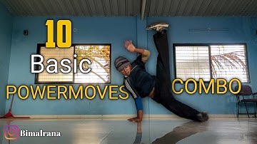 10 Basic Bboy Powermoves Combo | Bimal rana