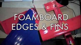 Foamboard Building Techniques: Fins & Edges