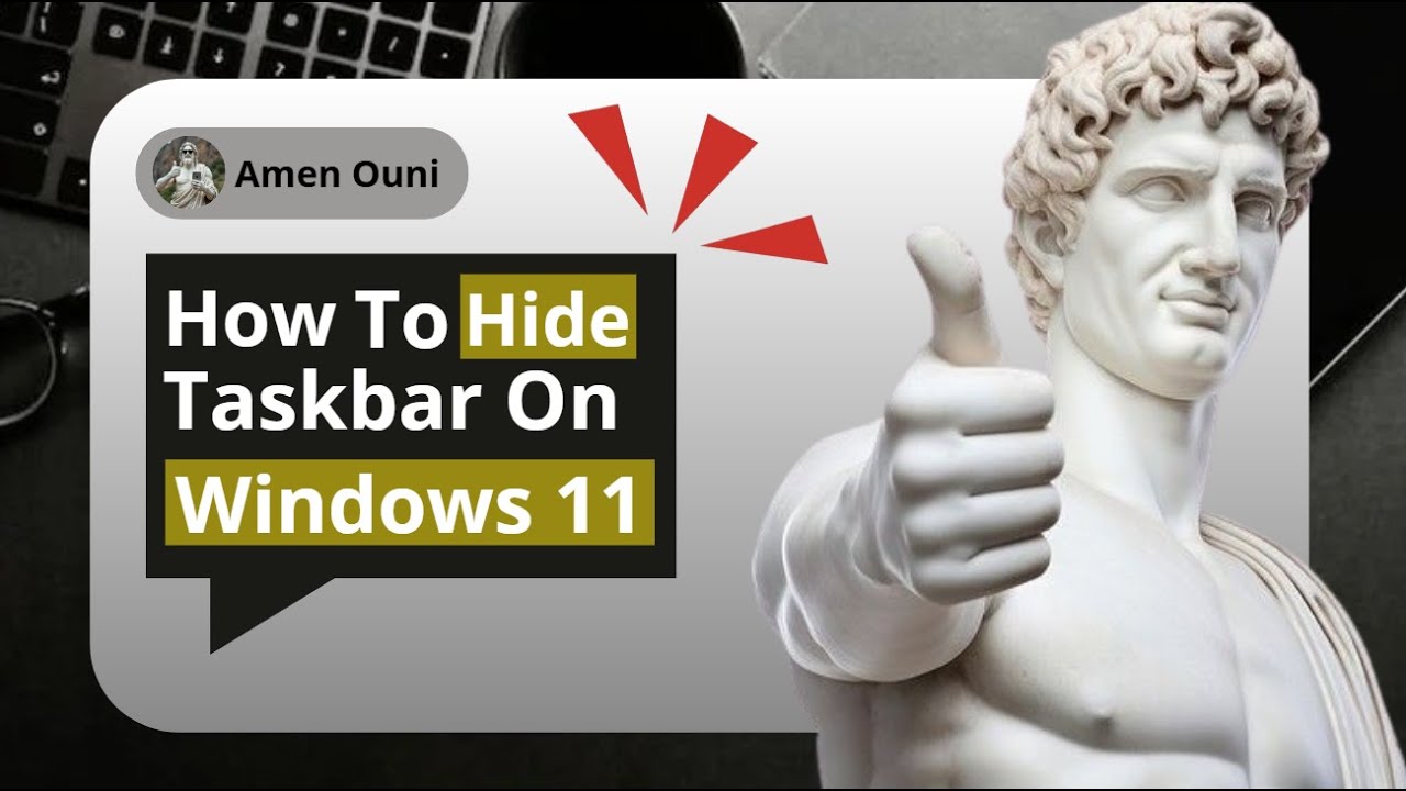 How To Hide Taskbar On Windows 11 in Seconds ! - YouTube
