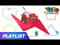 [Learn Colors] RED | The Rainbow Paint Party | Team Red Car | Tayo Songs for Children | Tayo