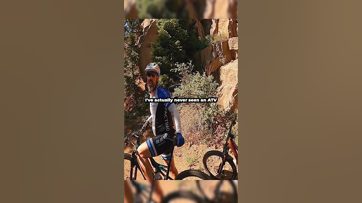 Dirt biker educates mountain bikers on trail 💯 part 2 @Meekerextreme