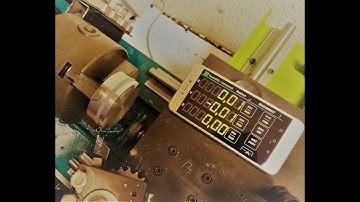 PART 2 : setting the homemade DRO on Homemade lathe