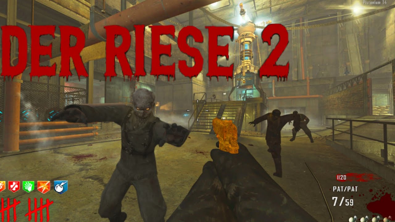 Call Of Duty World At War Zombies Der Riese 2 Der Berg GamePlay Custom ...