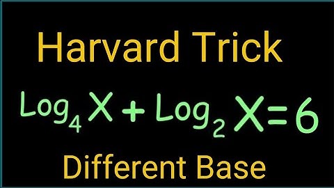 Harvard University Math Challenge | Mastering Logarithms with Different Bases & Change of Base Law