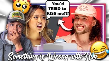 AINT NO HE DID THAT...😂 Eliminate Yourself From a Bad Date | THE BUTTON REACTION