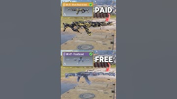 Paid vs Free AK47 in CODM 💀