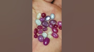 lô Ruby saphire sao Yên Bái 25 viên màu đẹp sao sắc nét giá 6.2 triệu.  trang sức nữ đẹp