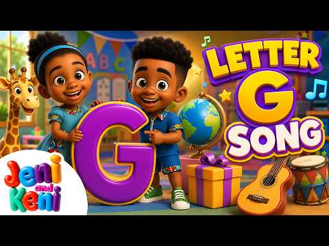 Letter G Song for Kids | Learn the Letter G with Jeni & Keni | ABC Alphabet Song
