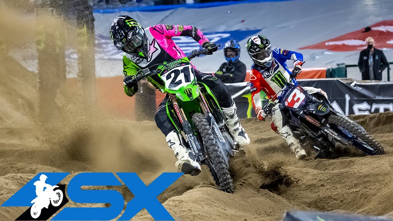 Supercross Round #4 450SX Highlights Anaheim, CA Angel Stadium Jan 29, 2022