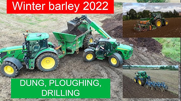DUNG SPREAD,PLOUGHING & DRILLING,ROAD TO 2022 HARVEST BEGINS