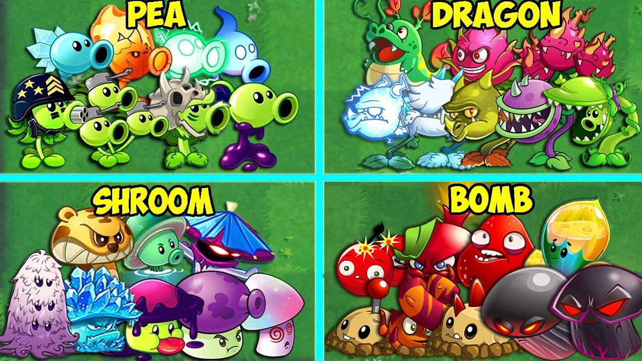Random 30 Plants PEA x DRAGON x SHROOM x  Battlez - Who Will
