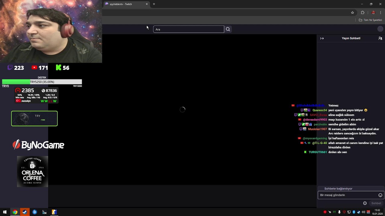 🔥 İZLEYİCİ OYUNLARI🔥 !bynogame !wraith !skinsmonkey !turknet !noping !orlena !misa 