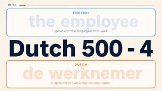 Dutch 500 List 4