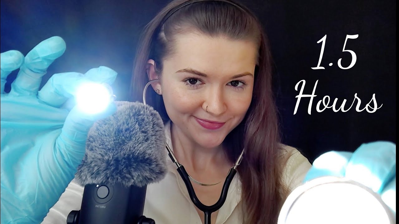 1.5 Hours of Medical ASMR 🩺 | Soft Spoken Exam Roleplays - YouTube