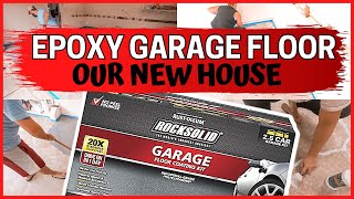 Epoxy Garage Floor | Rustoleum Rocksolid | Creating Home