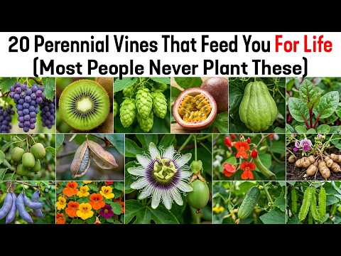 20 Perennial Vines That Feed You for LIFE (Most People Never Plant These)
