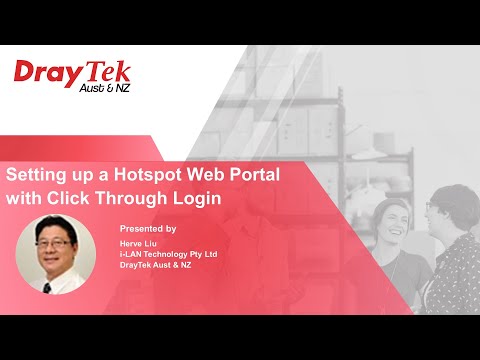 Setting up a Hotspot Web Portal with Click Through Login