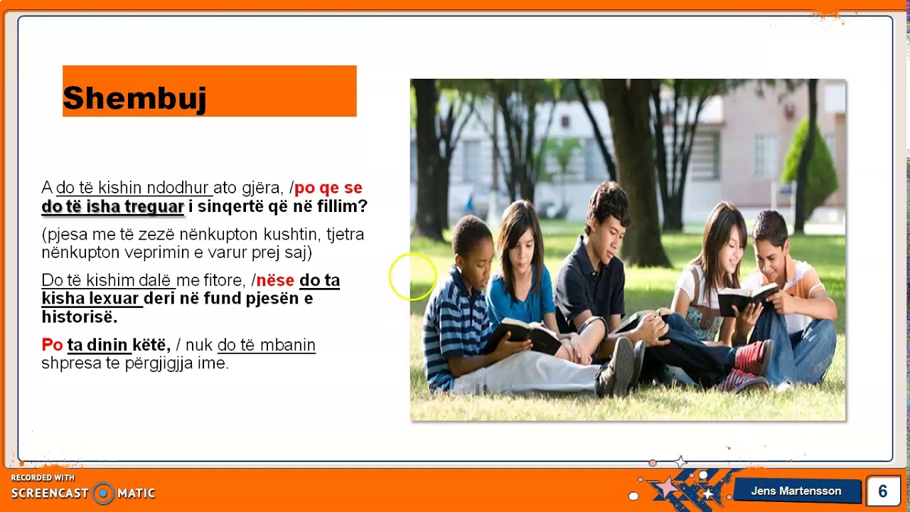 Fjalia me pjesë të nënrenditur kushtore – mësuesja Brunilda Krasniqi