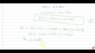 The Angle Of Elevation Of A Cliff From A Fixed Point Is Theta. After Going Up A Distance Of ...