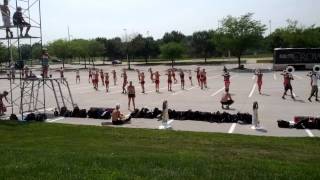 Carolina Crown - 7.7.13 brass visual rehearsal