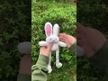 Rabbit Keychain,Pull Up Rabbit Plush Toys - Bunny Rabbit Plush Stuffed Animal Pull Up Rabbit Plush