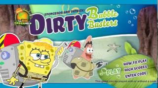 Мультик- Игра Губка Боб и Патрик: Грязные охотники за пузырями