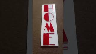Wall paper decor. String art. tutorial