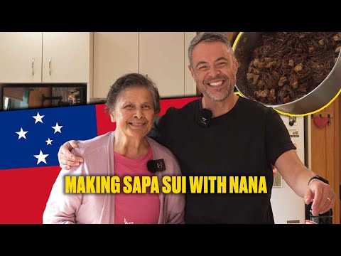 Nickson makes Sapa Sui with his Nana