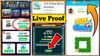 Cut Grass 10000 || Free Fire Diamond Redeem || Earning App || Earning Application || Online Earning screenshot 5