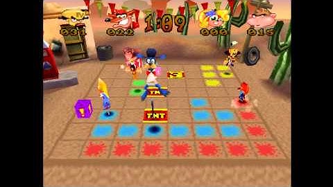 Crash Bash - El Pogo Loco Gold Relic (Co-op with PR)