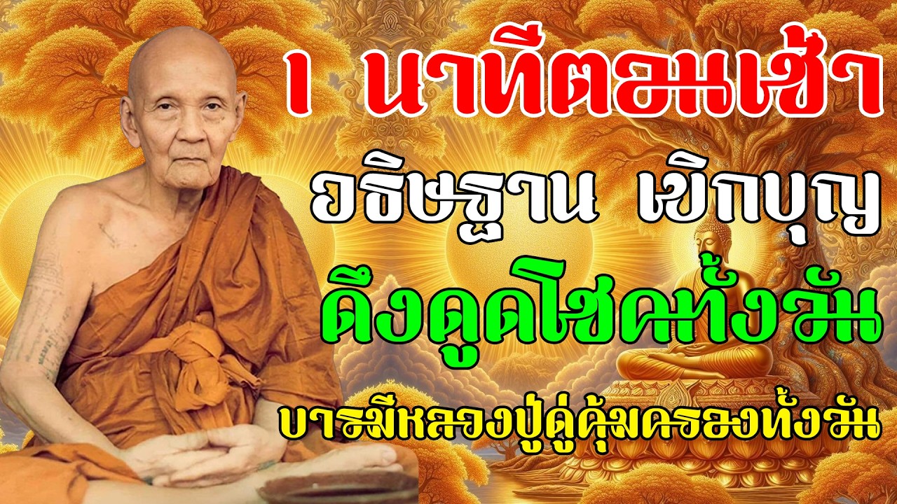 ทำสิ่งนี้ 1 นาทีบนเตียง เบิกบุญมาใช้ ดึงดูดโชคลาภตลอดวัน เคล็ดลับหลวงปู่ดู่ #แก้กรรม #ธรรมะสอนใจ