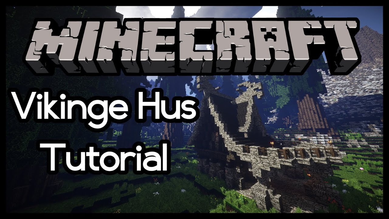 [Danish] Minecraft Tutorial - Vikinge Hus V.3 - YouTube