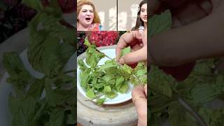 Mint Juice for Fair &amp; Glowing Skin Mint Detox for Fresh &amp; Radiant Skin #ytshorts #beauty #drink