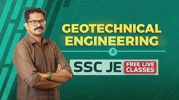 Geotechnical Engineering | Free Class | QUICK REVISION | Best Classes for AE, JE, Overseer Civil