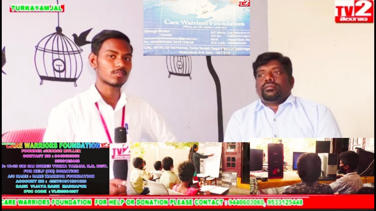 Care Warriors Foundation Special Interview Ll Tv2 Telangana Ll Youtube