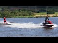 Wakeboarding &amp; Waterskiing Behind a Jetski - River Earn, Scotland