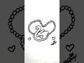 🦢 drawing gone wrong ❌😭 #easy #doodle #forkids