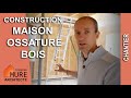 Construction dune maison  ossature bois  visite de chantier