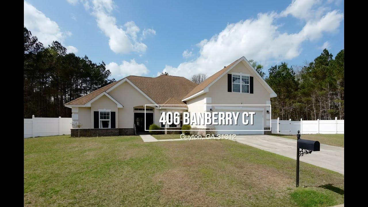 406 Banberry Ct Guyton GA 31312 YouTube