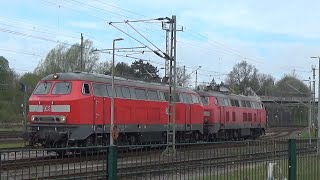 BR 218 Lokomotiven auf der Marschbahn