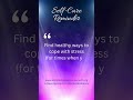 Mental Wellness & Self-Care Daily Reminder - 17