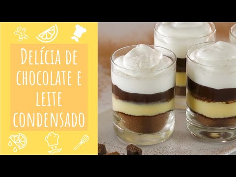 Delícia de chocolate e leite condensado (Brigad