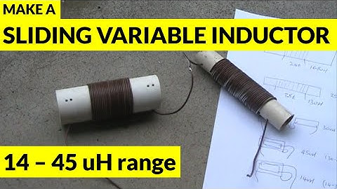 Make a sliding variable inductor